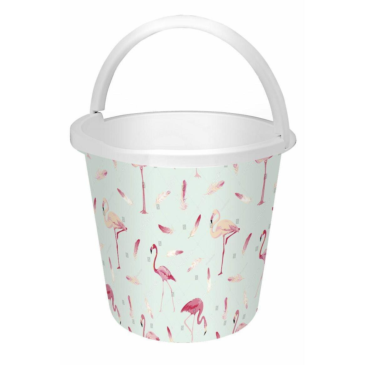 Cupa Branq 10l cu imprimare Flamingo 1201