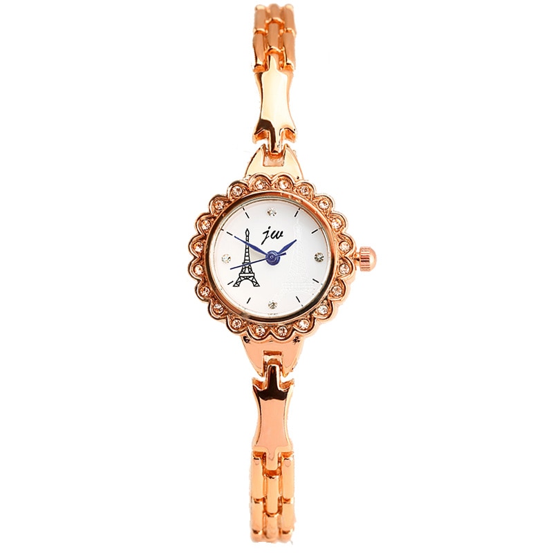 Ceas jw Dama Quartz Casual Elegant Rose, PN999320RE, curea din metal (zale), afisaj Analog