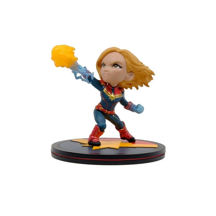 Статуетка Капитан Марвел, 9 см, Многоцветна