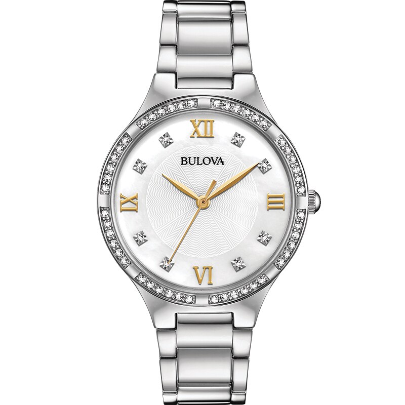 Ceas dama Bulova 96L263 Quartz Argintiu