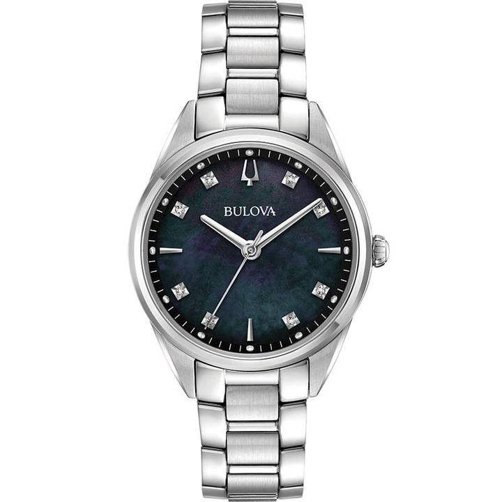 Ceas dama Bulova 96P198 Quartz Argintiu