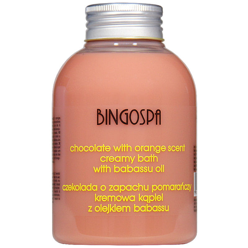Spumant de baie cu ciocolata, portocale si ulei babassu, BingoSpa, 500 ml