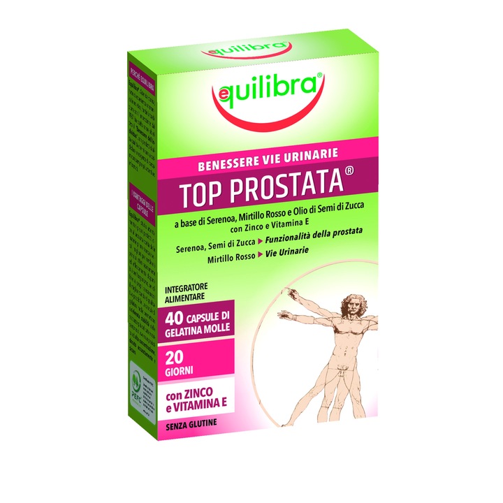 Supliment alimentar, Pentru prostata, TOP PROSTATA, 40 Capsule, 30 g