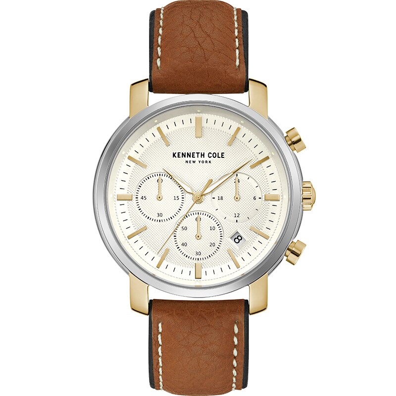 Ceas barbatesc Kenneth Cole KC50775005 Quartz Argintiu, Auriu