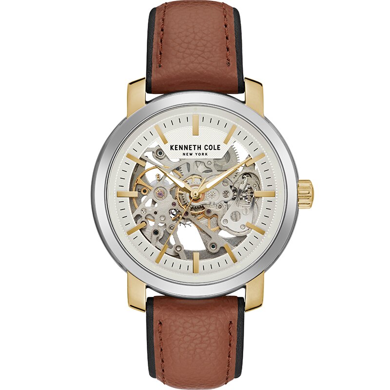 Ceas barbatesc Kenneth Cole KC50776005 Automatic Argintiu, Auriu