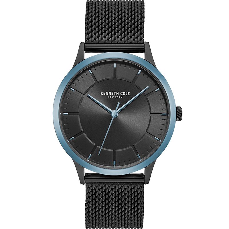 Ceas barbatesc Kenneth Cole KC50781001 Quartz Negru, Albastru