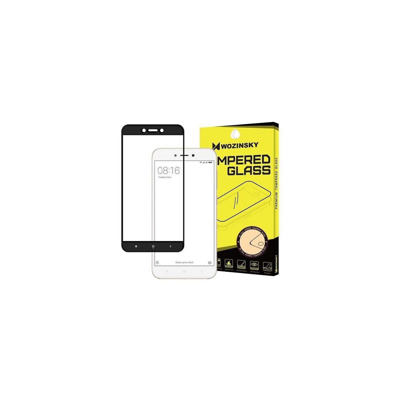 Folie Sticla Xiami Redmi 5A - Wozinsky 5D Full Glue Neagru