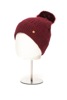 Heavy Tools, Caciula din amestec de lana, cu ciucure Palar, violet pruna Heavy Tools, Caciula din amestec de lana, cu ciucure Palar, violet pruna