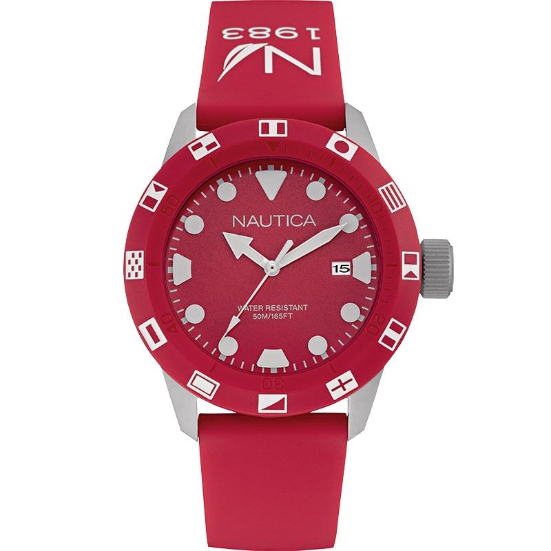 Ceas barbatesc Nautica NAI09510G Quartz Argintiu