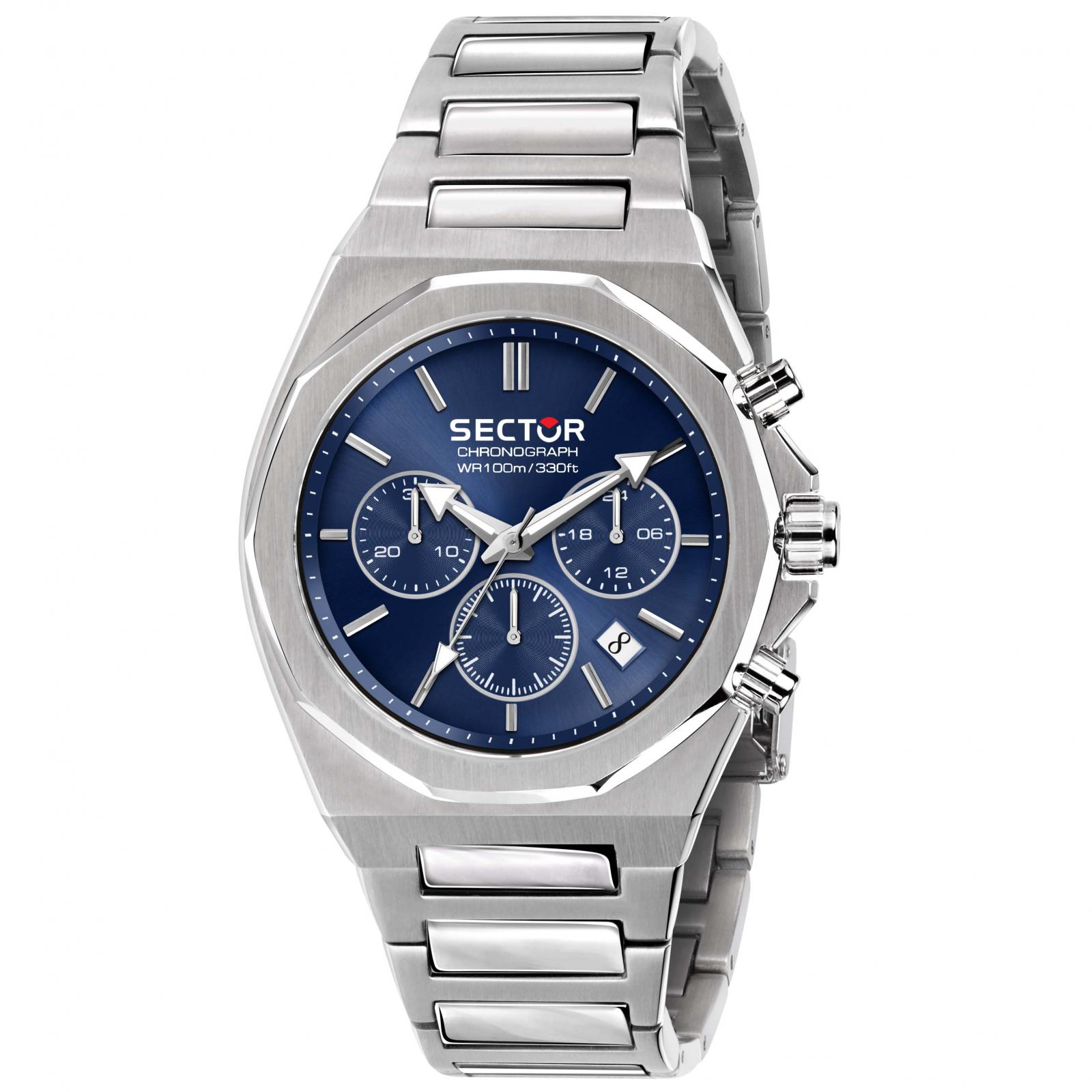 Ceas barbatesc Sector R3273628003 Quartz Argintiu