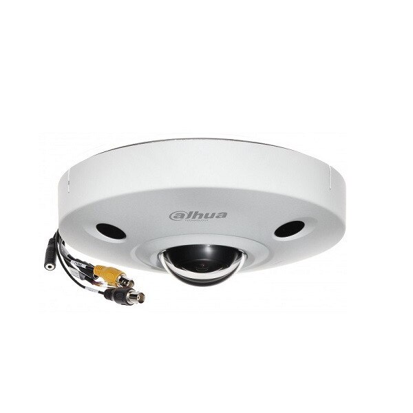 Camera supraveghere video Dome Dahua Fisheye 8MP HAC-EBW3802, IR 15 m, 2.5 mm, microfon