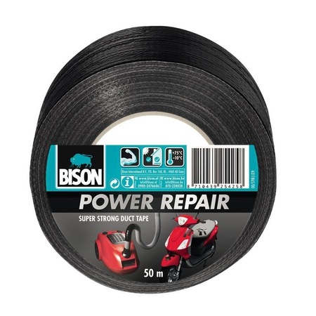 Banda Adeziva Texturata Bison Power Repair 50mmx50m Negru Emag Ro