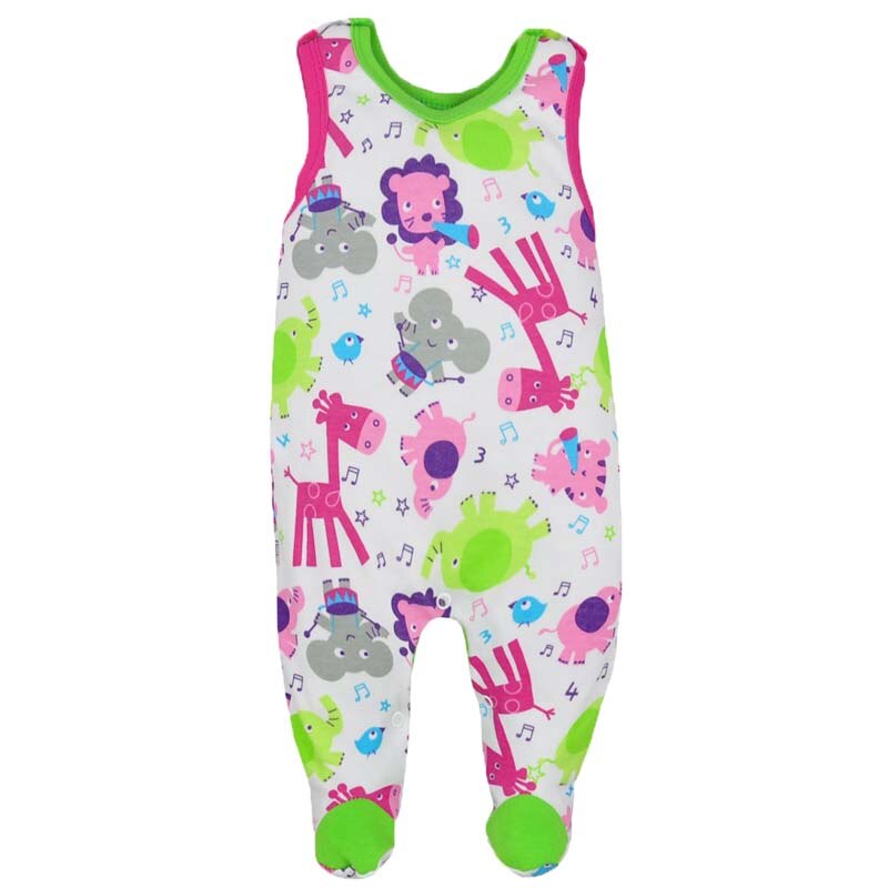 Salopeta fara maneci fetite Koala Zoo 3170, Multicolor, 62 cm