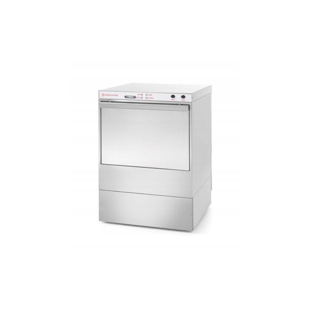 Masina profesionala de spalat vase Revolution by Hendi 6600 W 570x600 (370) x (H) 830 mm Inox