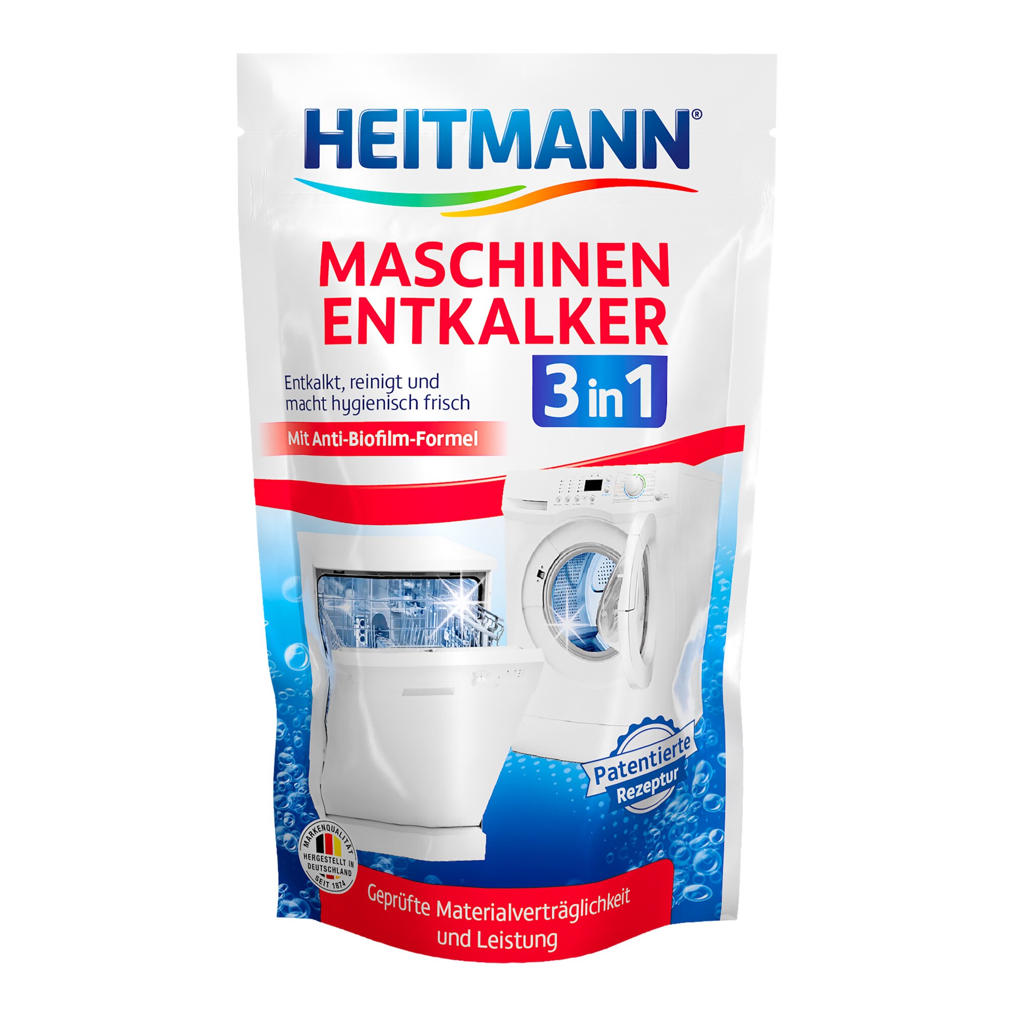 Decalcificator pentru masini de spalat haine si vase Heitmann 175 g