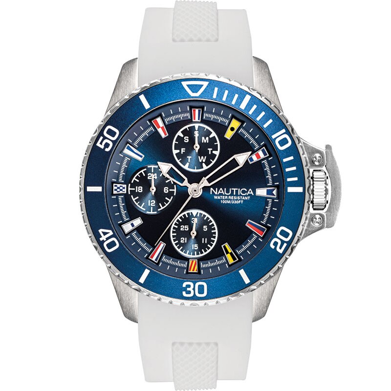 Ceas barbatesc Nautica NAPBSP902 Quartz Argintiu