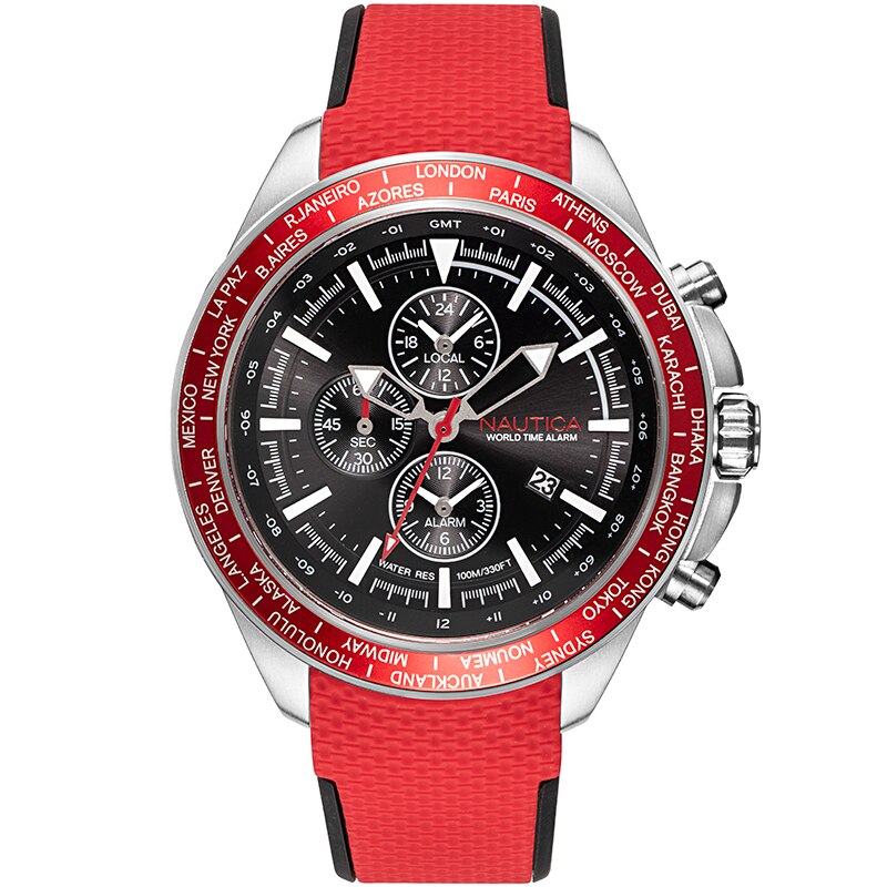 Ceas barbatesc Nautica NAPOBP901 Quartz Argintiu