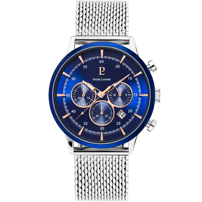 Ceas barbatesc Pierre Lannier 224G168 Quartz Argintiu