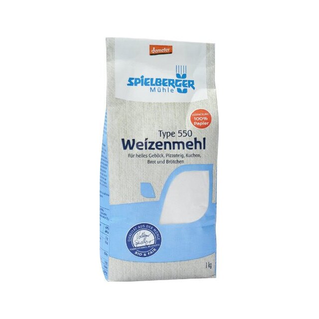 Faina de grau alba Tip 550 Demeter Bio 1 kg