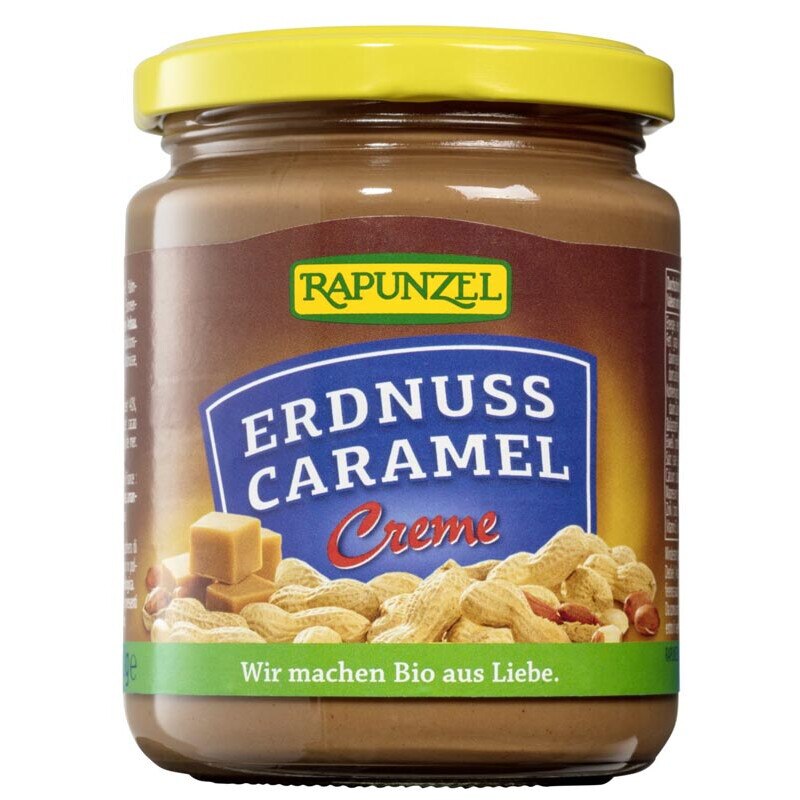 Crema arahide cu caramel Bio Rapunzel 250 g