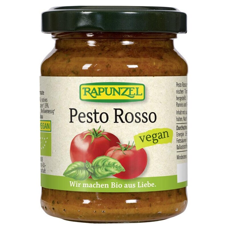 Pesto Rosso Vegan Bio Rapunzel 125 g