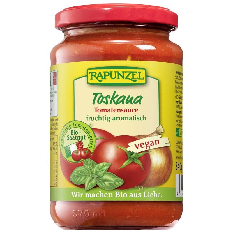 Sos de tomate Toscana Vegan Bio Rapunzel 340 g