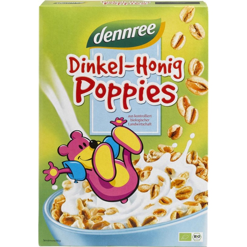 Spelta expandata cu miere Bio Dennree 375 g