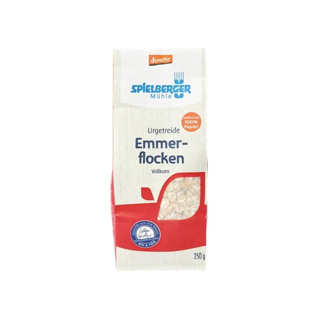 Fulgi de emmer integrali Demeter Bio 250 g