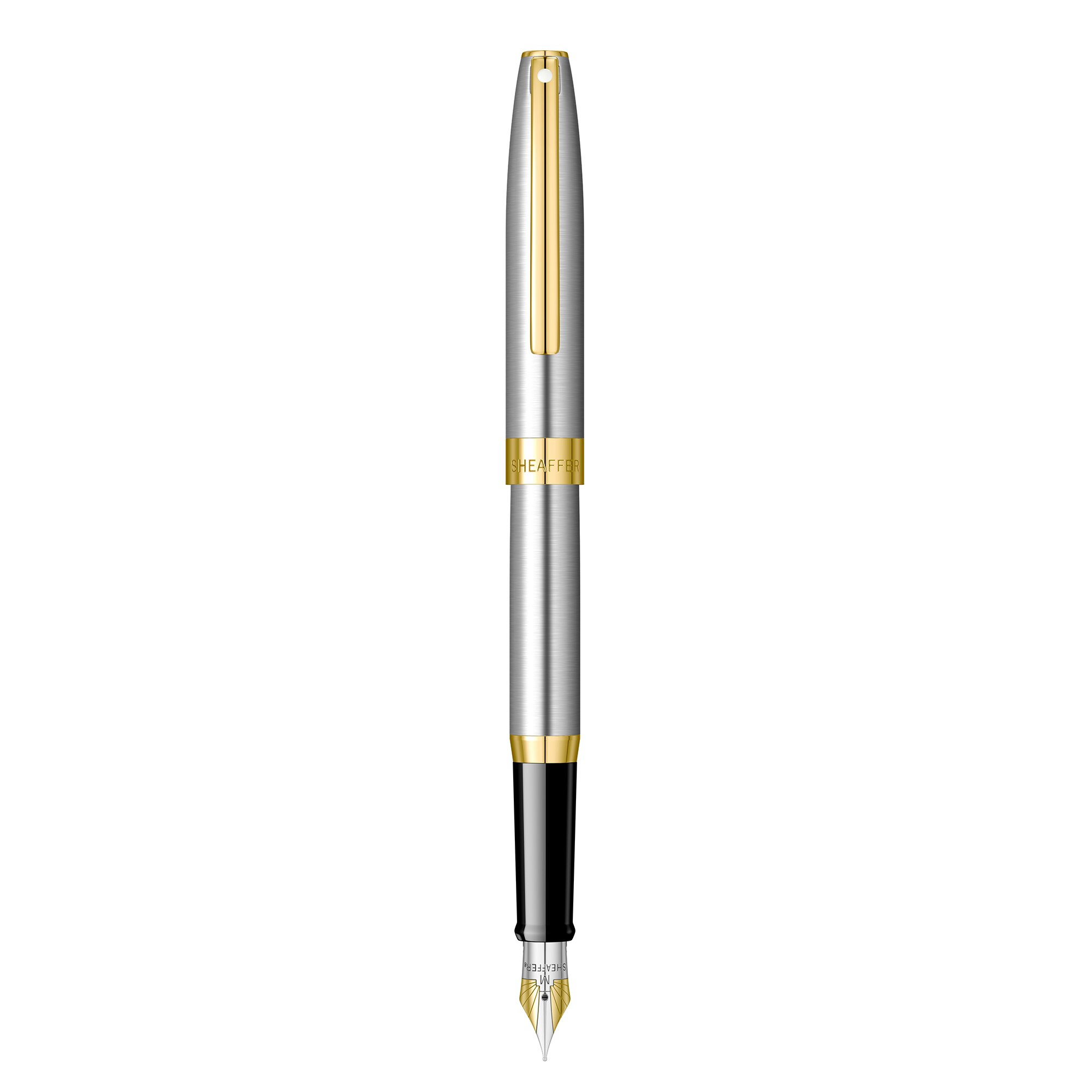 Stilou Sheaffer Sagaris Brushed Chrome GT, Argintiu
