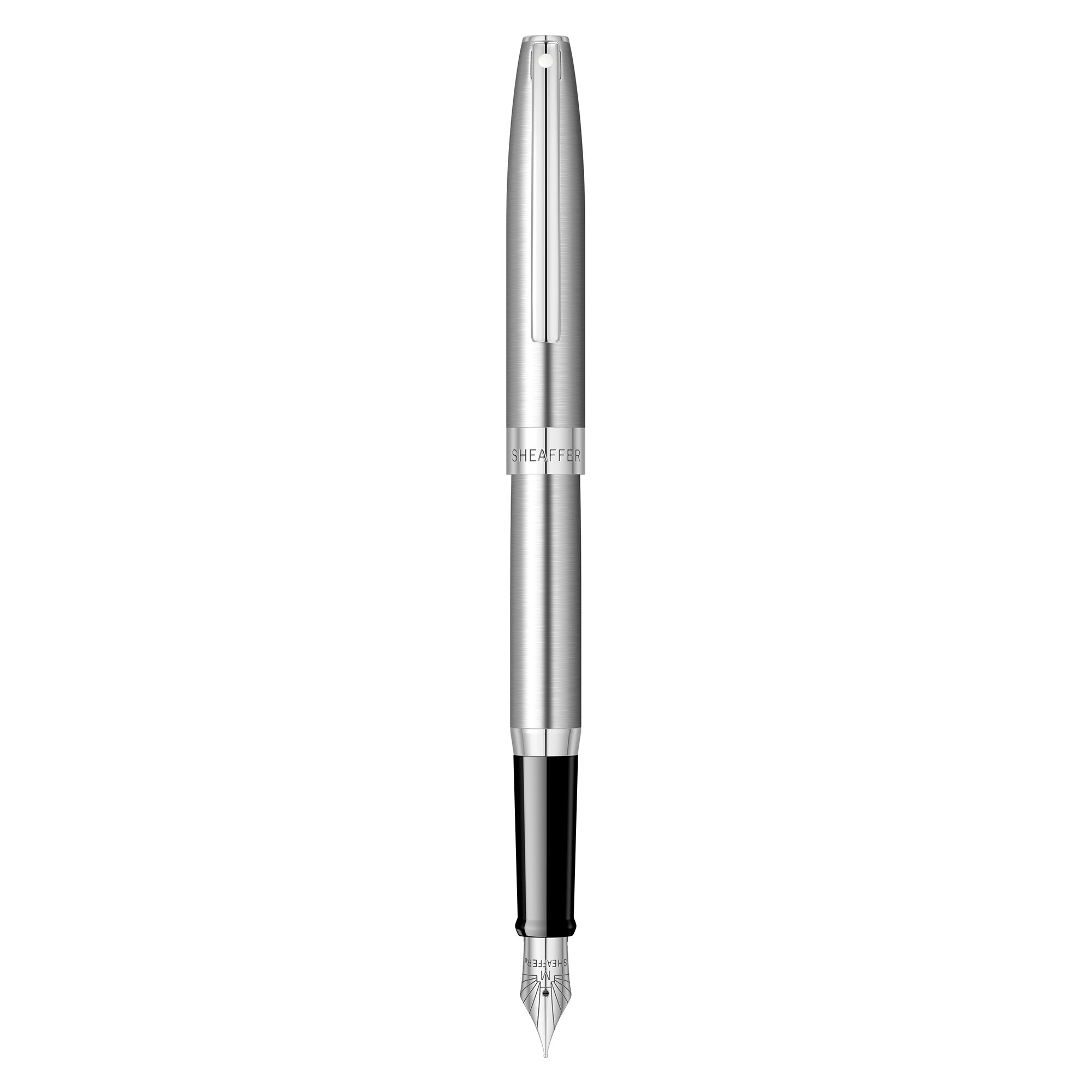 Stilou Sheaffer Sagaris Brushed Chrome CT, Argintiu
