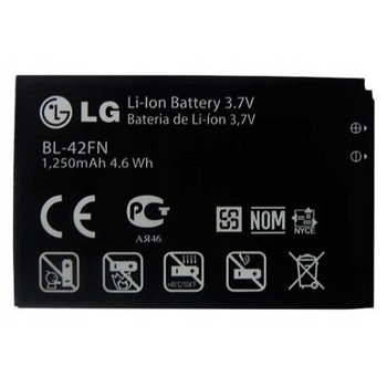 Acumulator LG BL-42FN pentru LG Optimus Me, 1250 mAh, Li-Ion, Bulk Acumulator LG BL-42FN pentru LG Optimus Me, 1250 mAh, Li-Ion, Bulk