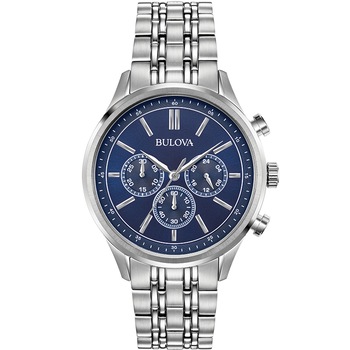 Ceas barbatesc Bulova 96A210 Quartz Argintiu Ceas barbatesc Bulova 96A210 Quartz Argintiu