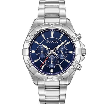 Ceas barbatesc Bulova 96A215 Quartz Argintiu Ceas barbatesc Bulova 96A215 Quartz Argintiu