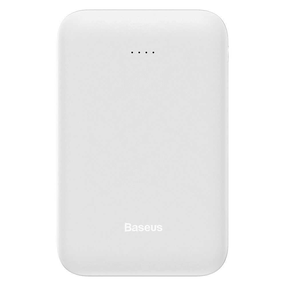 Baterie Externa (PowerBank) Baseus Mini X10, 10,000 Mah, 2xUSB, 2.1 Amperi, Ultra Compact, Alb
