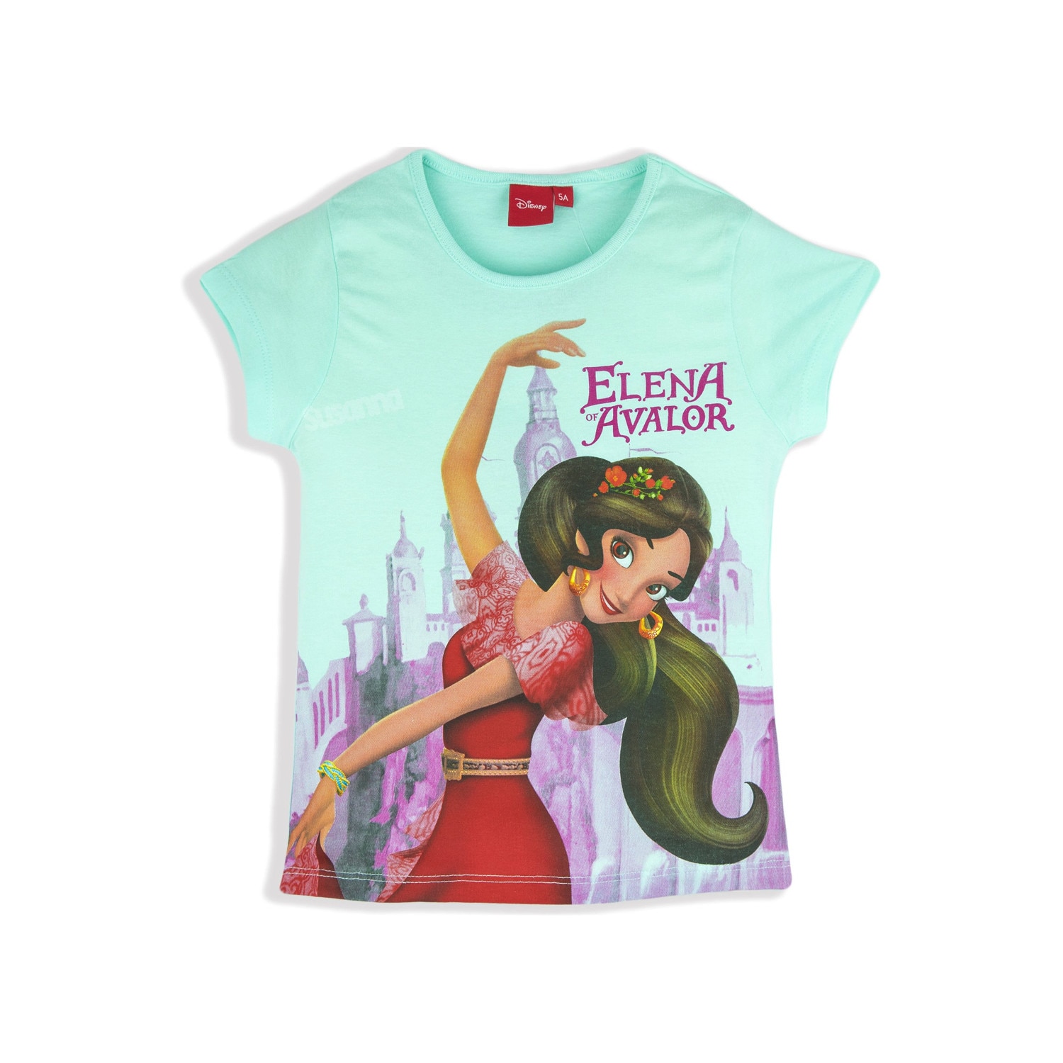 Tricou Elena din Avalor, 100% bumbac, ELENA097, Turcoaz