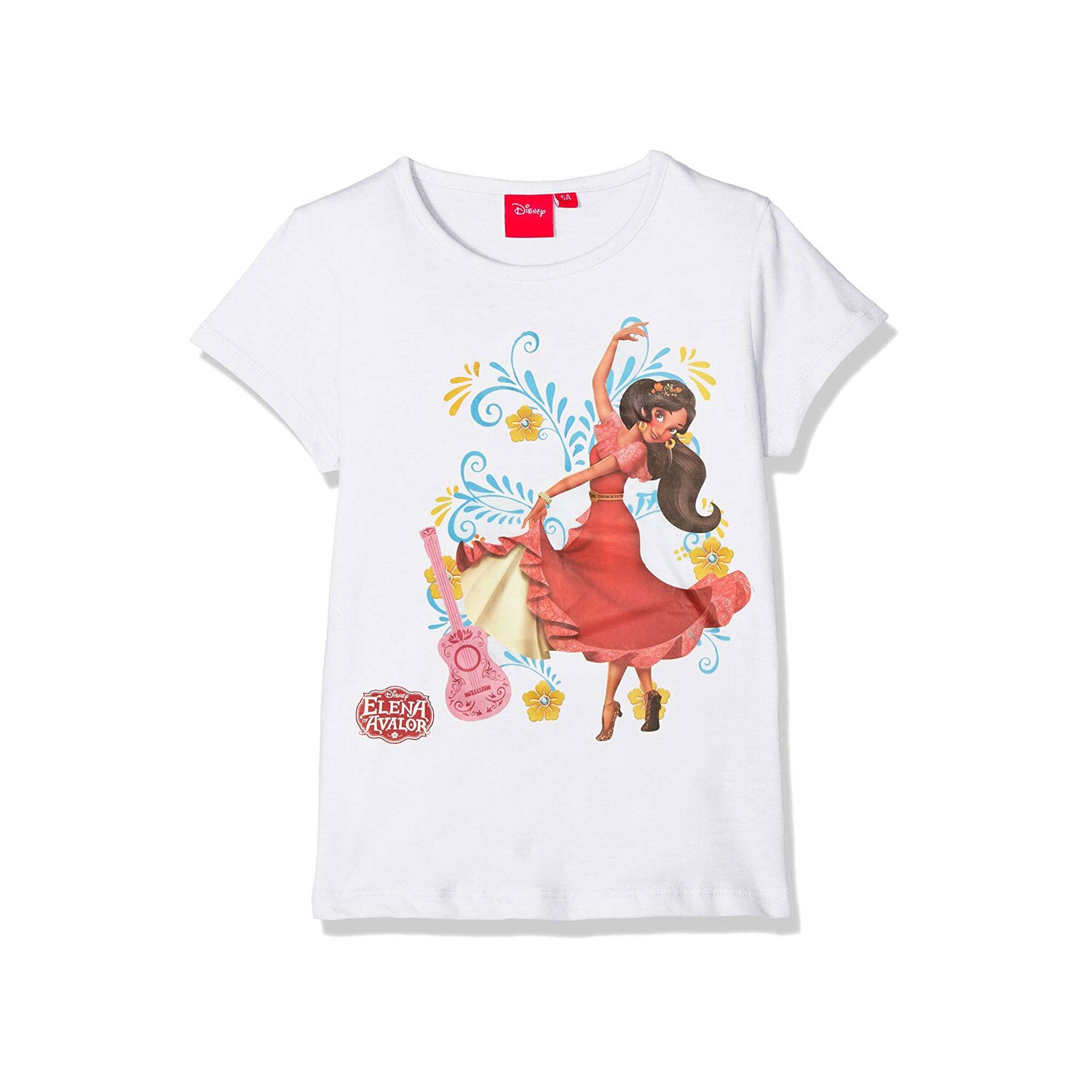 Tricou Elena din Avalor, 100% bumbac, ELENA096, Alb