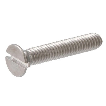 Surub metric, cap inecat, crestat, DIN 963 - Inox A2, - 6x30 Surub metric, cap inecat, crestat, DIN 963 - Inox A2, - 6x30