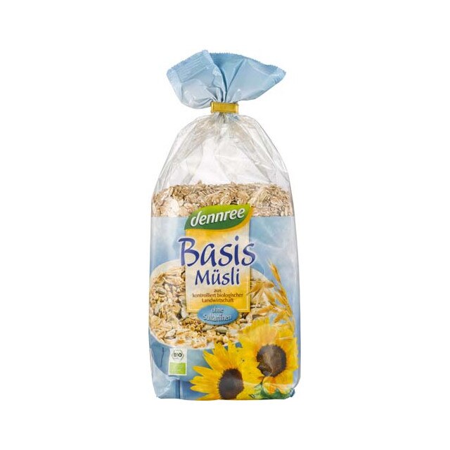 Musli de baza integral Bio Dennree 750 g