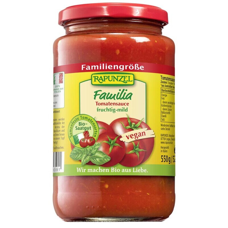 Pasta de tomate Familia Vegan Bio Rapunzel 550 g