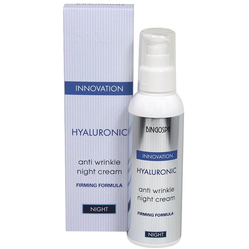 Crema hialuronica antirid cu formula ferma, BingoSpa, 135 g