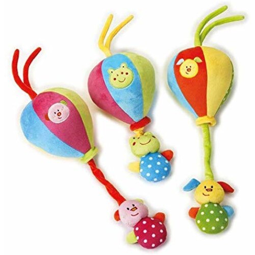Jucarie Plus de bebe Balon cu animale Venturelli set 3 bucati