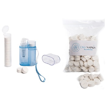 Set Kit Travel 5 bucati + 100 servetele comprimate Set Kit Travel 5 bucati + 100 servetele comprimate