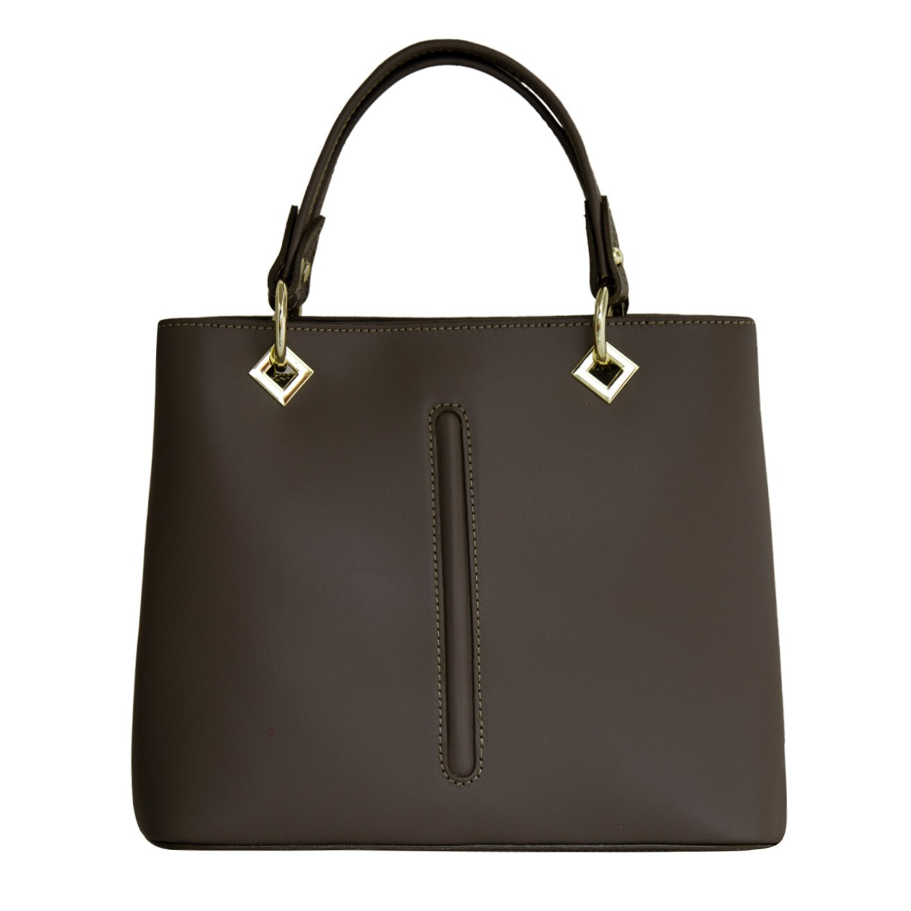 Geanta de dama din piele naturala Eva Bags, Sorina taupe