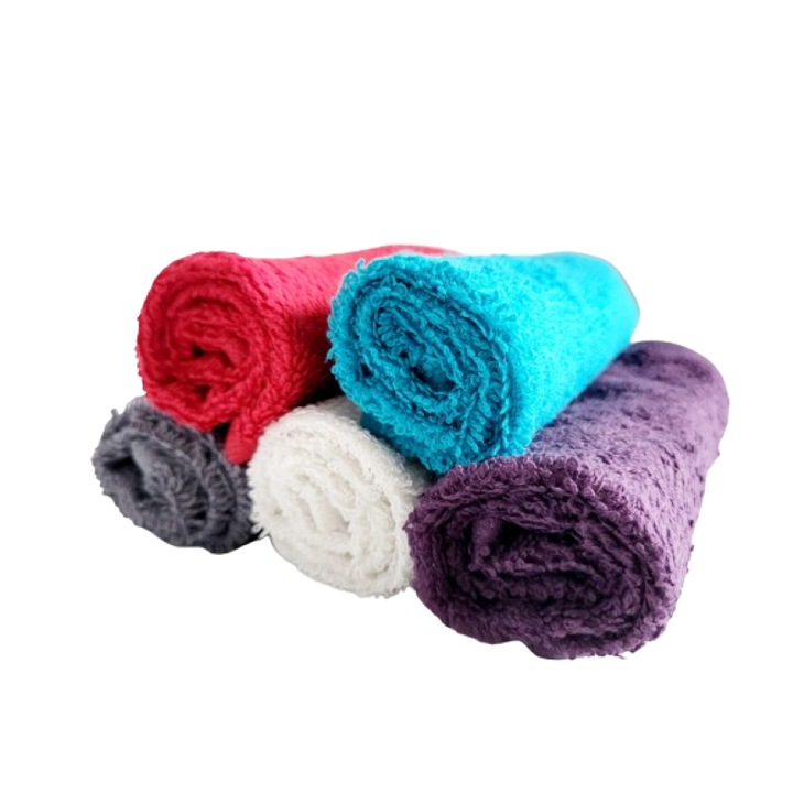 Set 5 prosoape pentru bucatarie, 30x30 cm, 100% bumbac, multicolor