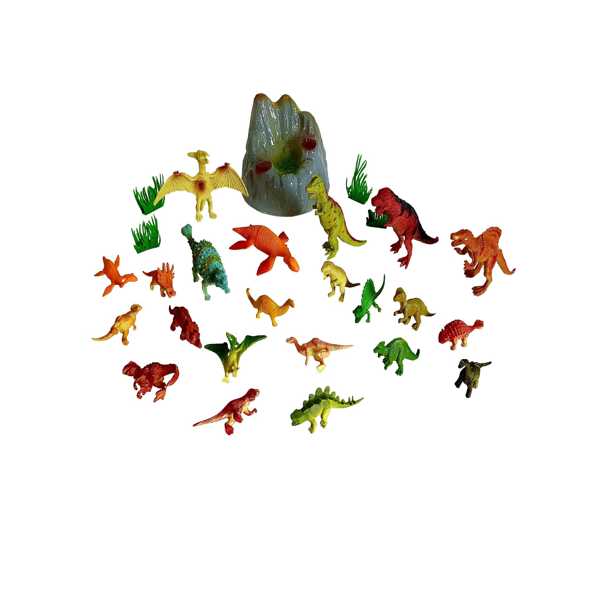 Set dinozauri Nature World in cutie cu accesorii, 22 piese