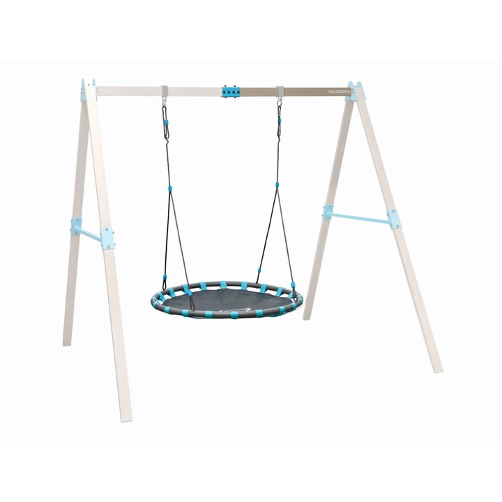 Nest Swing + дървена опорна рамка, Hudora, на открито