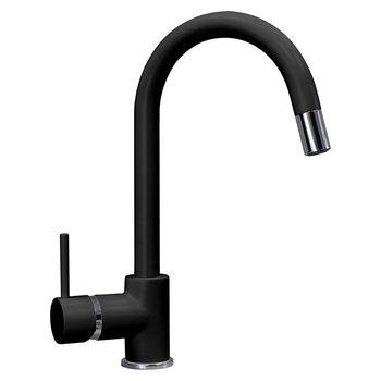 Baterie bucatarie CookingAid INDIANA cu furtun dus retractabil / cap extractibil si finisaj granit Negru Metalic / Metalic Black Baterie bucatarie CookingAid INDIANA cu furtun dus retractabil / cap extractibil si finisaj granit Negru Metalic / Metalic Black