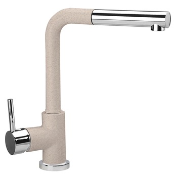 Baterie bucatarie CookingAid ARIZONA cu furtun dus retractabil / cap extractibil si finisaj granit Bej Pigmentat / Avena Baterie bucatarie CookingAid ARIZONA cu furtun dus retractabil / cap extractibil si finisaj granit Bej Pigmentat / Avena