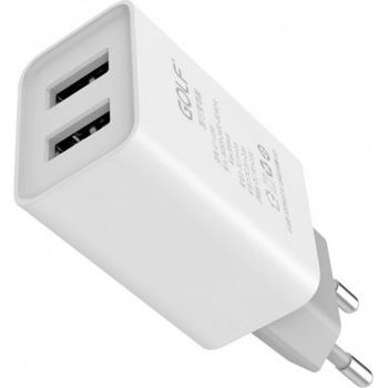 Incarcator retea Golf GF-U206 2USB 2.1A fast charging Incarcator retea Golf GF-U206 2USB 2.1A fast charging