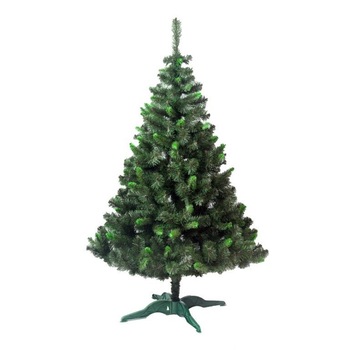 Brad de Craciun artificial, cu cetina fina si varfuri verzi, 150 cm, ramuri dense, suport inclus Brad de Craciun artificial, cu cetina fina si varfuri verzi, 150 cm, ramuri dense, suport inclus